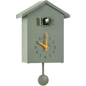 Bprtcra Reloj de Cuco Moderno, Reloj Colgante de pájaro, Reloj Despertador, Reloj de Pared para Sala de Estar, Dormitorio de niños, Cocina, Oficina, decoración del hogar, decoración de Moda (Type B)