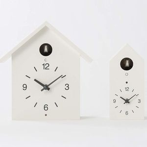 MUJI Reloj de Cuco, M, Blanco
