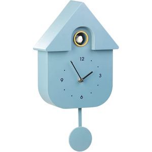 St. Leonhard Relojes de Cuco - Relój de péndulo: Reloj de Cuco de Cuarzo Moderno con Voz de pájaro y Descanso Nocturno automático (Reloj cucú Moderno)