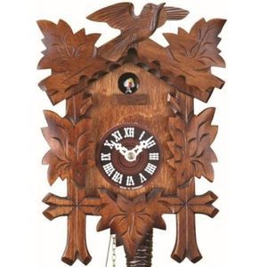 Trenkle Reloj de Cuco de Cuarto de Llamada con 1 día de Trabajo 5-follaje, pájaro TU 619 nu